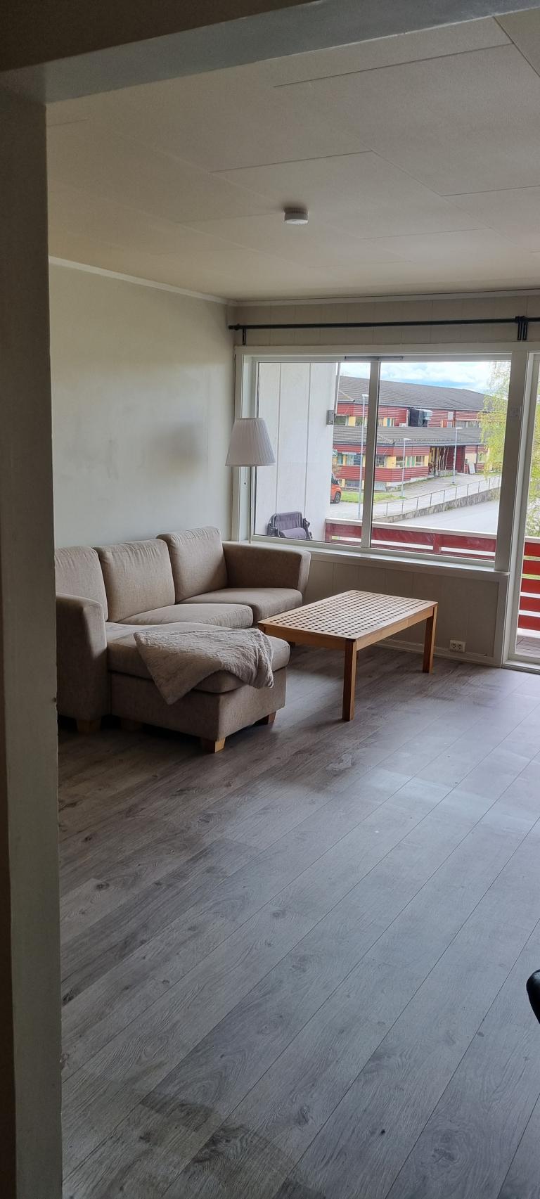 Stuen sett fra gangen.