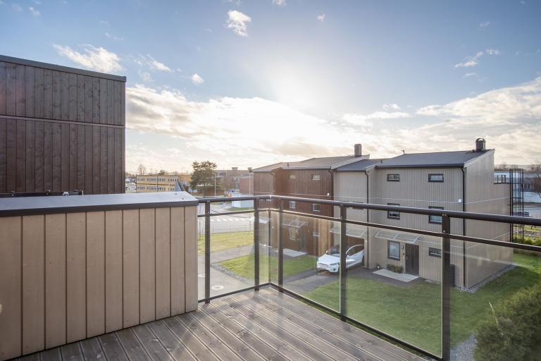 Balkong med utgang fra stue