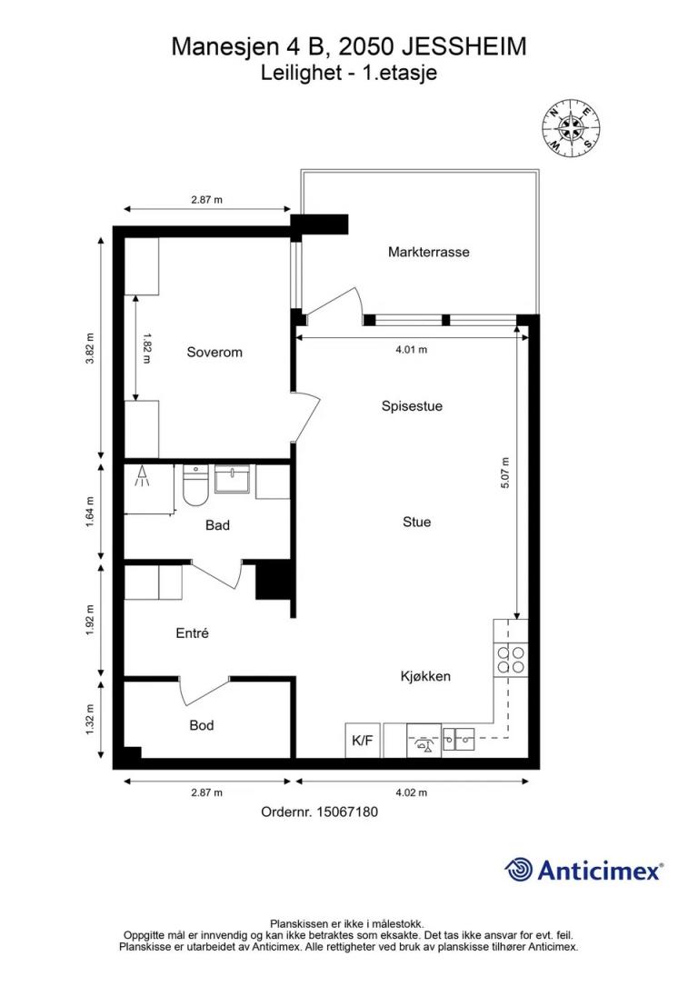 2050 JESSHEIM Manesjen 4 B