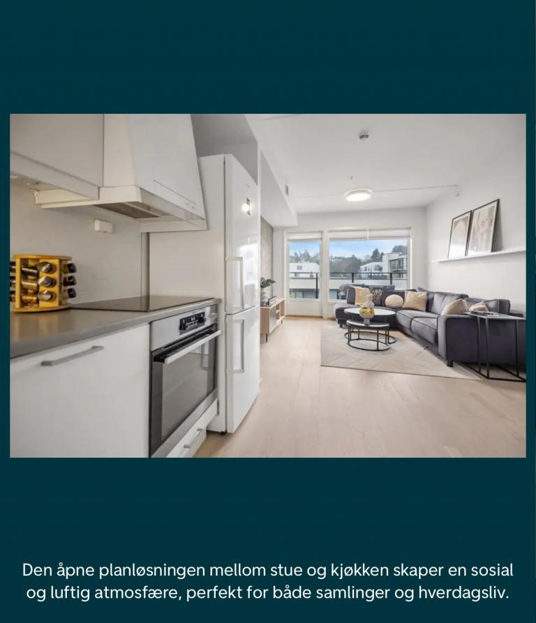 Åpen kjøkkenløsning