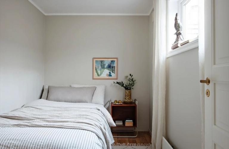 Soverom med tidligere innredning