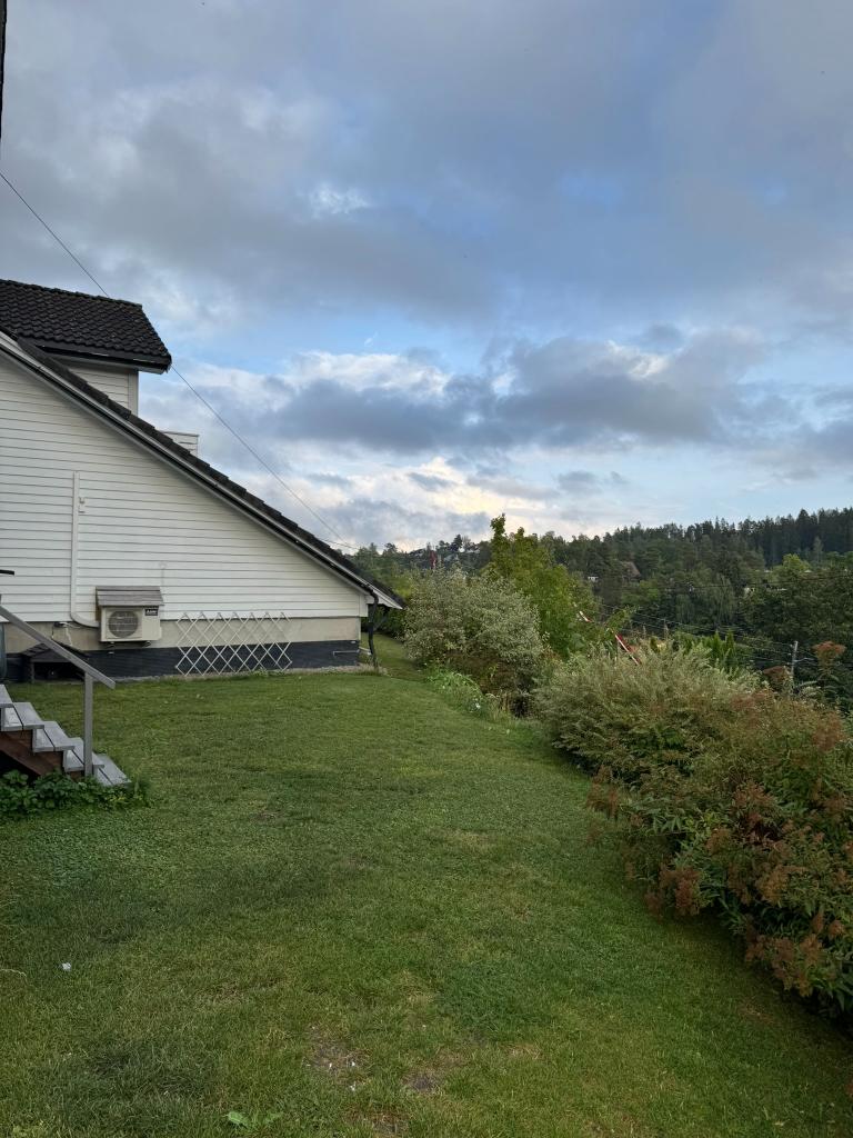 Deler av hage kan disponeres dersom ønskelig