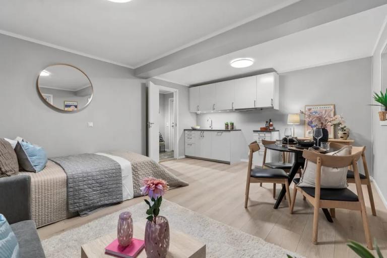 Bildene er fra salget av boligen. 