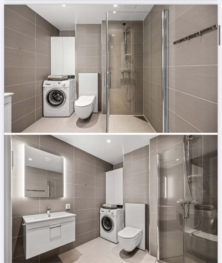 Moderne og romslig bad 