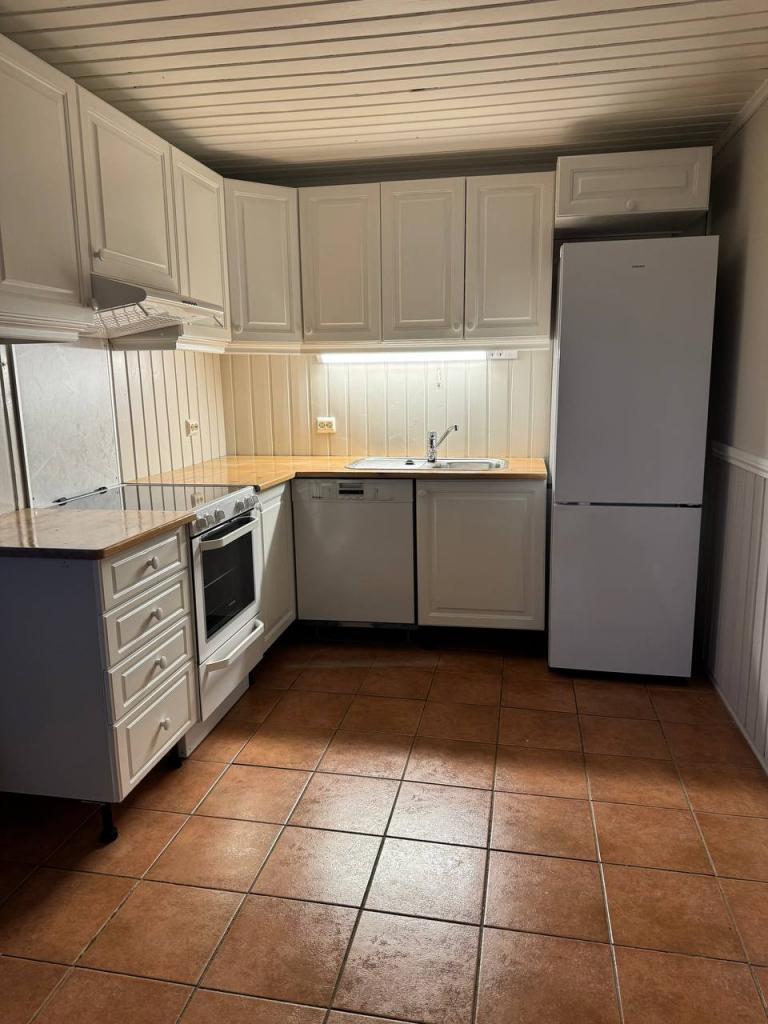 Kjøkken med hvitevarer