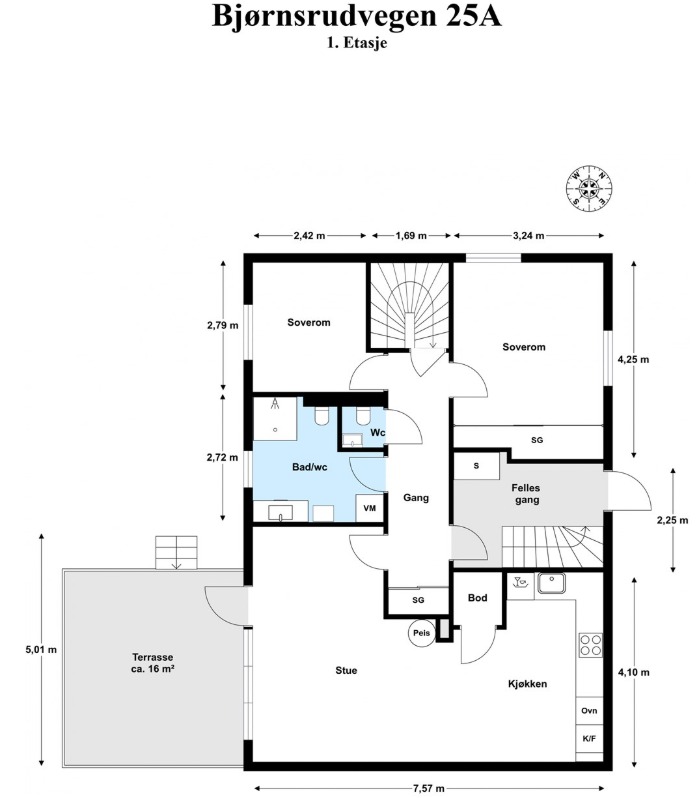 2072 Dal Bjørnsrudvegen 25A