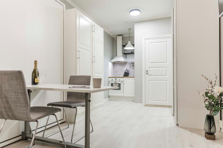 Smart og effektiv 1-roms med alt du trenger, perfekt utnyttet areal.