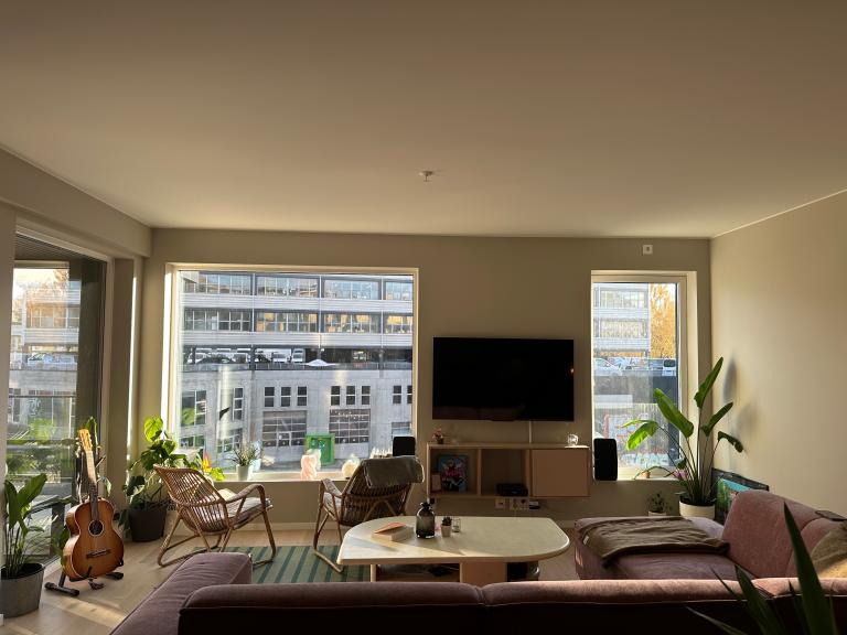 Hovedrom fra annen vinkel.