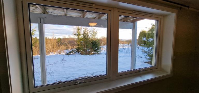 Utsikt fra stua.