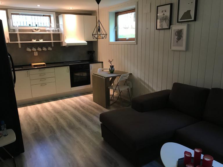 Åpen stue/kjøkkenløsning