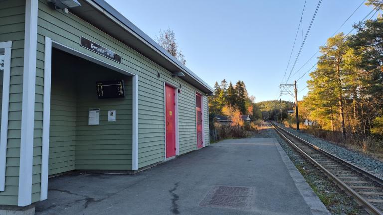 Trikkestopp omtrent 1min fra huset