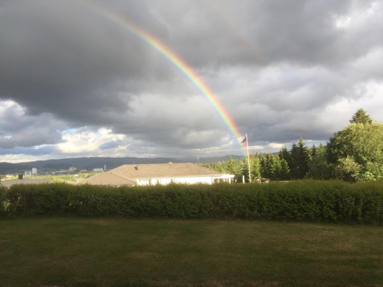 Utsikt fra leiligheten