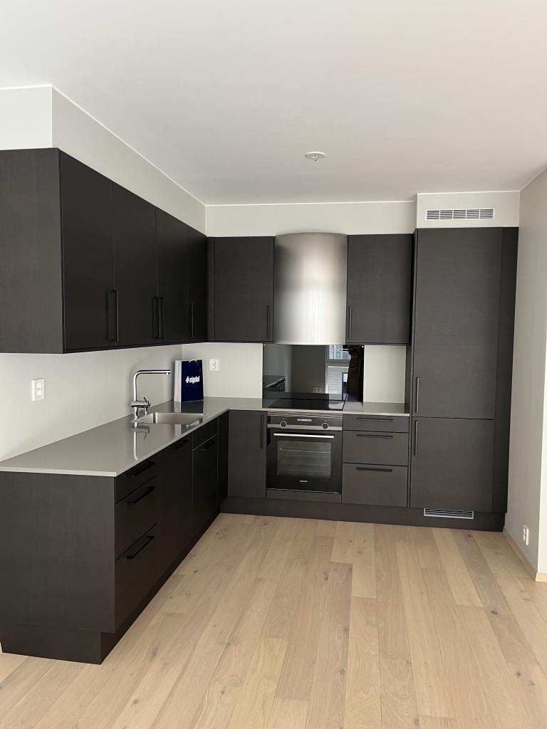 Sigdal kjøkken med åpen løsning til stuen