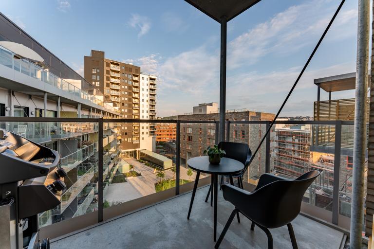 Balkong med fin utsikt