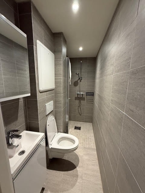 bad med varmekabler i gulv